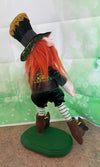 St. Patrick's Day Gnome: Handmade Green Velvet Holiday Decor