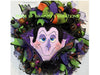 Handmade Dracula Wreath Attachment: Halloween Door Decor