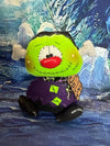 Handmade Frankenstein Felt Doll: Halloween Primitive Decor