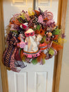 27” Pink Boo Girl Wreath